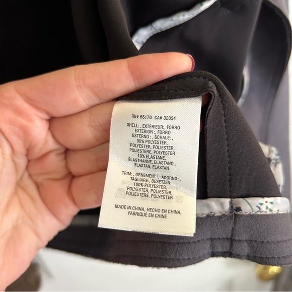 Anthropologie Expressway Faux Leather Suede Moto Jacket Dark Grey - Picture 7 of 8